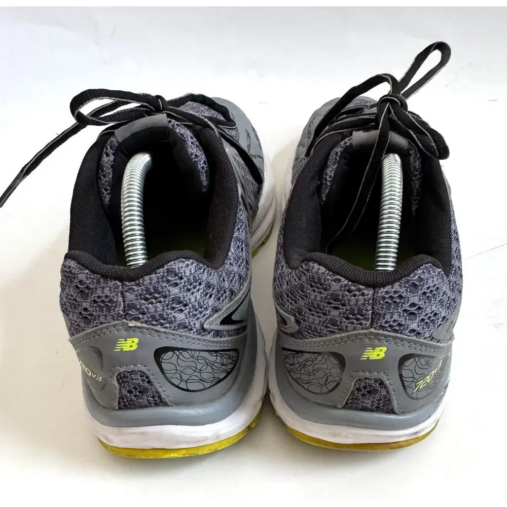 New Balance 720v3 Running Walking Sneakers Gray Yellow Size 11.5 Regular